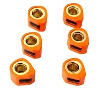 BUYTUS 6PC Variator Roller Set 20x15mm 8g 10g 13g 15g 19g Compatible With GMax200 GMax220 Scarabeo100 RST100 Net100 4-Stroke Scooter Engine(20x15mm 19g)
