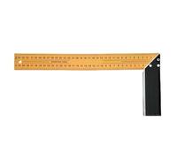 BUYTUS L-Square Angle Ruler 90 Degree Steel 250/350mm For Woodworking Carpentry Leather Craft Testing Measuring Hand Tools(35cm)