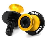 BUYTUS M10*1.25 Motorcycle CNC Slider Stand Swingarm Spools Screws Accessories Compatible with Duke390 Duke 125 200 250 390 690 790 890 990(Gold)