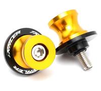 BUYTUS M6 CNC Aluminum Compatible With Tracer7 Tracer9 900 700 7 9 GT Motorcycle Accessories Swingarm Spools Sliders Rear Stand Screw(Gold)