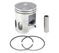 BUYTUS Piston Kit Compatible With 90cc 100cc 2-Stroke Scooter Engine 50mm 52mm Bore 12mm Pin 1P50QMF 1P52QMG(100cc Piston)
