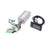 BuyWeek Brushless Electric Bike Controller Kit, 36 V 48 V, 60 V, 1000 W, 38 A, 3 Sine Wave Modes with G51 LCD Panel