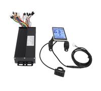 BuyWeek Brushless Motor Controller Kit for Electric Bicycle, 36V 48V 52V 1500W 2000W 40A 3 Mode Sine Wave Controller with M5 LCD Display Panel
