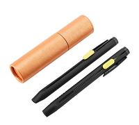 BuyWeek Marking Pens Tailor's Chalk Chalk Pen, Pack of 2 Pens 20 Pieces Tailor's Chalk Core Plastic for Marking Drawing