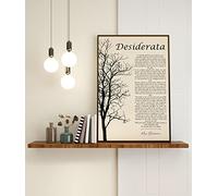 Buywell Desiderata Poem, Poster Decor Poster Wall Art Tin Sign Decor Metal Sign Poster 8X12 Inches