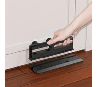 BUYYAH Door Security Bar, French Security Door Brace, Security Door Barricade, Withstands 3000 Lbs, Prevents Entry Burglaries Home Invasions, (MD#BLACK#3XN00000B0)