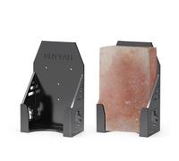 BUYYAH Plastic Salt Block Holder, Rust-Resistant Design with Horse Cutout, Includes 5 Fixing Screws, Drainage Holes for Dryness, Compatible with Various Salt Blocks for Sheep, Cows, Horses（2 PCS）