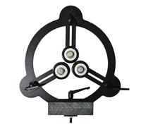 BUYYAH Woodturning Steady Rest for Wood Lathe, 6 Industrial Wheels, 2 Adjustable 1-Inch Modules, Fits 12-16 Inch Lathes, Woodworking Support Tool Holds 3/8-7-5/8 Inch for Turning and Carving
