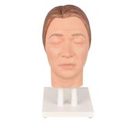 buyzg Silicone Injection Training Face Model,Realistic Mannequin for Micro-Plastic Surgery Practice Cosmetic Injection Model(Female)