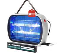 Buzbug Fly Zapper Indoor for 5000 Sq. Ft., 2 Extra Replacement Bulbs, 20W Instant Electric Insect Fly Killer, Trap for Home Kitchen Restaurant Patio Office -MA015