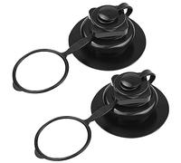 BUZIFU 2 Pcs Replacement Universal Spiral Boat Air Valve Anti-Leakage Bungs Boston Screw Valve for Rubber Dinghy Raft Kayak Pool Airbeds,24mm