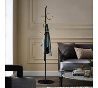 BUZUYE Coat Stand,Metal Coat Racks with Marble Base,Coat Rack Stand for Small space Bedroom,Entryway coat hanger stand,Free standing coat stand for Hanging Clothes, Hats, Bags,jacket