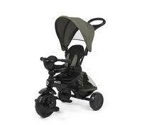 Buzz Baby Trike2, 4 in 1 Kids Tricycle, removable canopy, 5-point safety harness, from 10 months to 25kg, Black/Green