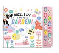 Buzz Buzz In The Noisy Garden Sound Book - 12 Exciting Animal Sound Buttons To Press And Play (Noisy Animals Sound Books)