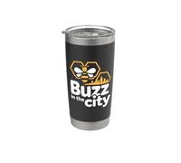Buzz in The City Urban Bee Stainless Steel Insulated Tumbler