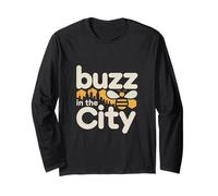 Buzz in The City Urban Beekeeping Bee Long Sleeve T-Shirt