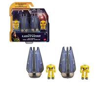 Buzz Lightyear Disney Pixar Lightyear Hyperspeed Series Zyclops Space Pod Battle Damage & Zyclops Figure, 3.78 Inch Long Vehicle & 1.75 Inch Figure, Toy 4 Years & Up, HHJ96