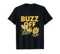Buzz Off Angry Bee Comic Pop Art Graphic T-Shirt