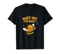 Buzz Off I’m Busy Bee Funny Wildlife Humor Graphic T-Shirt