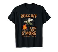 Buzz Off If You Can’t S’More Camping Crew Design T-Shirt