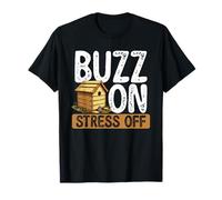 Buzz On Stress Off - Relaxing Beekeeper Nature T-Shirt