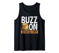 Buzz On Stress Off - Relaxing Beekeeper Nature Tank Top