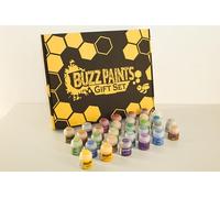 BUZZ PAINTS Parade Ready Set, 30 Genuine Citadel Layer Paints for Warhammer Miniatures, Water-Based Acrylic Model Paint Gift Box for Painters