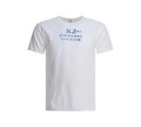 Buzz Ricksons 82nd Airborne Division graphic T-shirt - White S-L-XL-XXL
