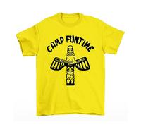 buzz shirts Camp Funtime, As Seen On Debbie Harry, Mens or Womens Band T-Shirt, Made from Organic Cotton Yellow