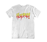 buzz shirts Hotrod, Mens Wrestling Inspired Roddy Piper Retro T-Shirt White