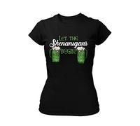 buzz shirts Let The Shenanigans Begin - Mens or Womens Irish St Patricks Day T-Shirt