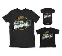 Buzz Shirts Original Remix Encore Music T-Shirt Dad Mum Son Daughter Family Baby - Black - Mens X-Large The Original