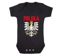 buzz shirts Polish Eagle Football Baby Grow, Poland Flag Badge Shirt Style