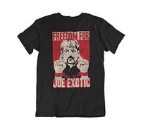 buzz shirts Tiger King 2 Free Joe Exotic, Mens or Womens Organic Cotton TV Show T-Shirt Black