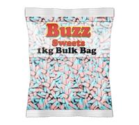 Buzz Sweets Fizzy Blues - 1kg Bulk Bag