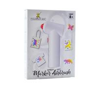 Buzz Thunder Bee Spray Art Airbrush Set, 6 Permanent Markers USB 8+