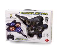 Buzz Toys Thunder Bee Thunder Jet Pro RC Drone Airplane - 360° Stunt Autopilot, Gyroscopic Stabilization, Remote Control Aircraft for Kids Ages 8+