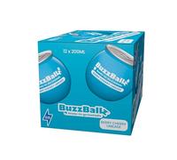 BuzzBallz Berry Cherry Limeade, Ready to Drink Berry Cocktail, 13.5% ABV, 12x200ml, Ideal for Parties, Pre Mixed Cocktail Made from Vodka, Cherry, Blue Raspberry & Lime