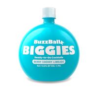 BuzzBallz Biggies Berry Cherry Limeade, Ready to Drink Berry Cocktail, 13.5% ABV, 1.75l, Ideal for Parties, Pre Mixed Cocktail Made from Vodka, Cherry, Blue Raspberry & Lime