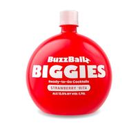 BuzzBallz Biggies: Strawberry Rita 1.75L 13.5% ABV | Premixed Strawberry Flavored Margarita Cocktail | Ready to Drink | Made from Tequila, Vodka & Strawberry