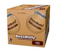 BuzzBallz Choc Tease, Ready to Drink Chocolate Cocktail,12x200ml,Party Pack