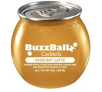 Buzzballz Cocktails Hazlenut Latte - 200ml - 6 Pack