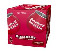 BuzzBallz Cocktails Strawberry Rita 200ml 135 ABV Premixed Flavored Margar
