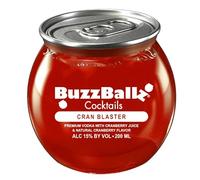 Buzzballz Cran Blaster, Ready-to-Drink Cocktails, 6x200ml | 15% ABV