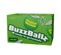 BuzzBallz Lime Rita, Ready to Drink Margarita, 12x200ml,Party Pack
