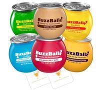 Buzzballz Mixed 6 Pack | Berry Cherry Lemonade, Tequila Rita, Choc Tease, Chili Mango, Passionfruit Martini & Strawberry Rita | Celebration Spirits Beer Mats