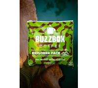 Buzzbox Coffee The Explorer Coffee Range - High grade speciality coffee in coffee bags that are ideal for camping, hiking and fishing. (1 pack, Rocket Fuel Blend)