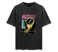 Buzzcocks Orgasm Addict T-Shirt Graphic Tee Printed Top Mens Black Shirt L