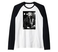Buzzcocks Pete Shelley Live Paris by Phil Nicholls Raglan Baseball Tee