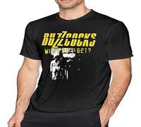 Buzzcocks What Do I Get T Shirt Men's Cotton T Shirt Fashion O Neck Short Sleeve Tees Black L